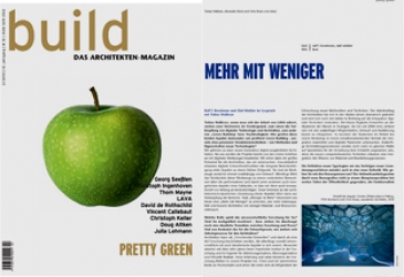 MEHR MIT WENIGER - Wallisser in BUILD magazine
